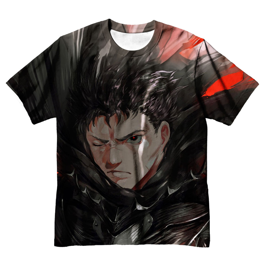 Berserk Guts Closeup Portrait Anime Apparel