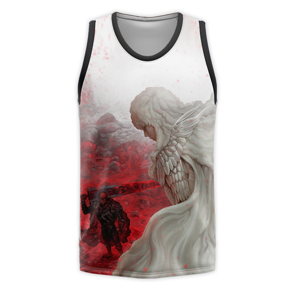 Berserk Guts Confronting Griffith Anime Apparel
