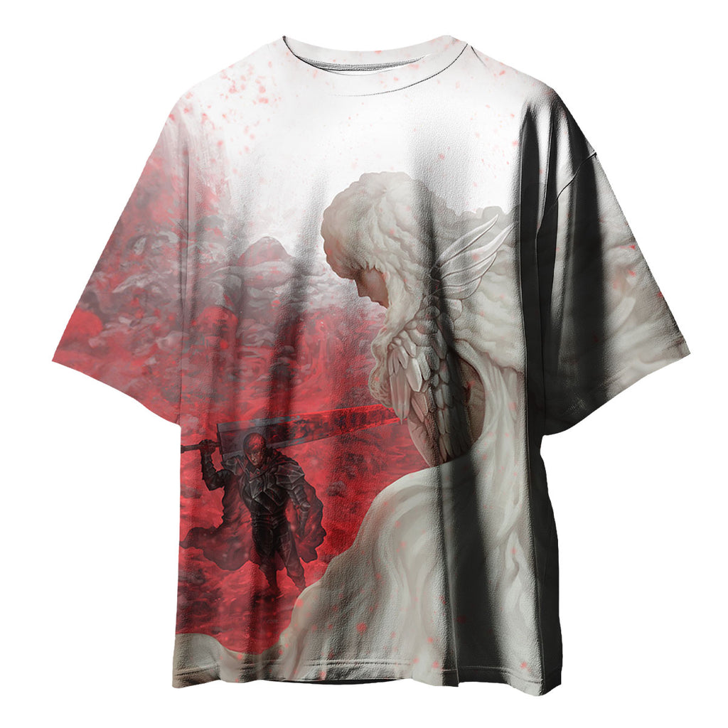 Berserk Guts Confronting Griffith Anime Apparel