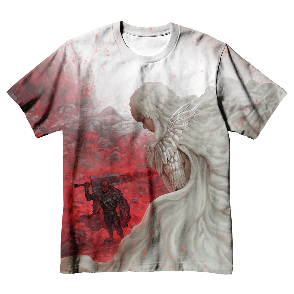 Berserk Guts Confronting Griffith Anime Apparel