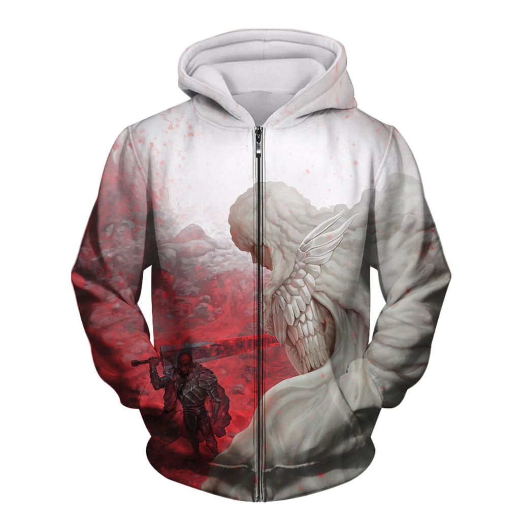 Berserk Guts Confronting Griffith Anime Apparel