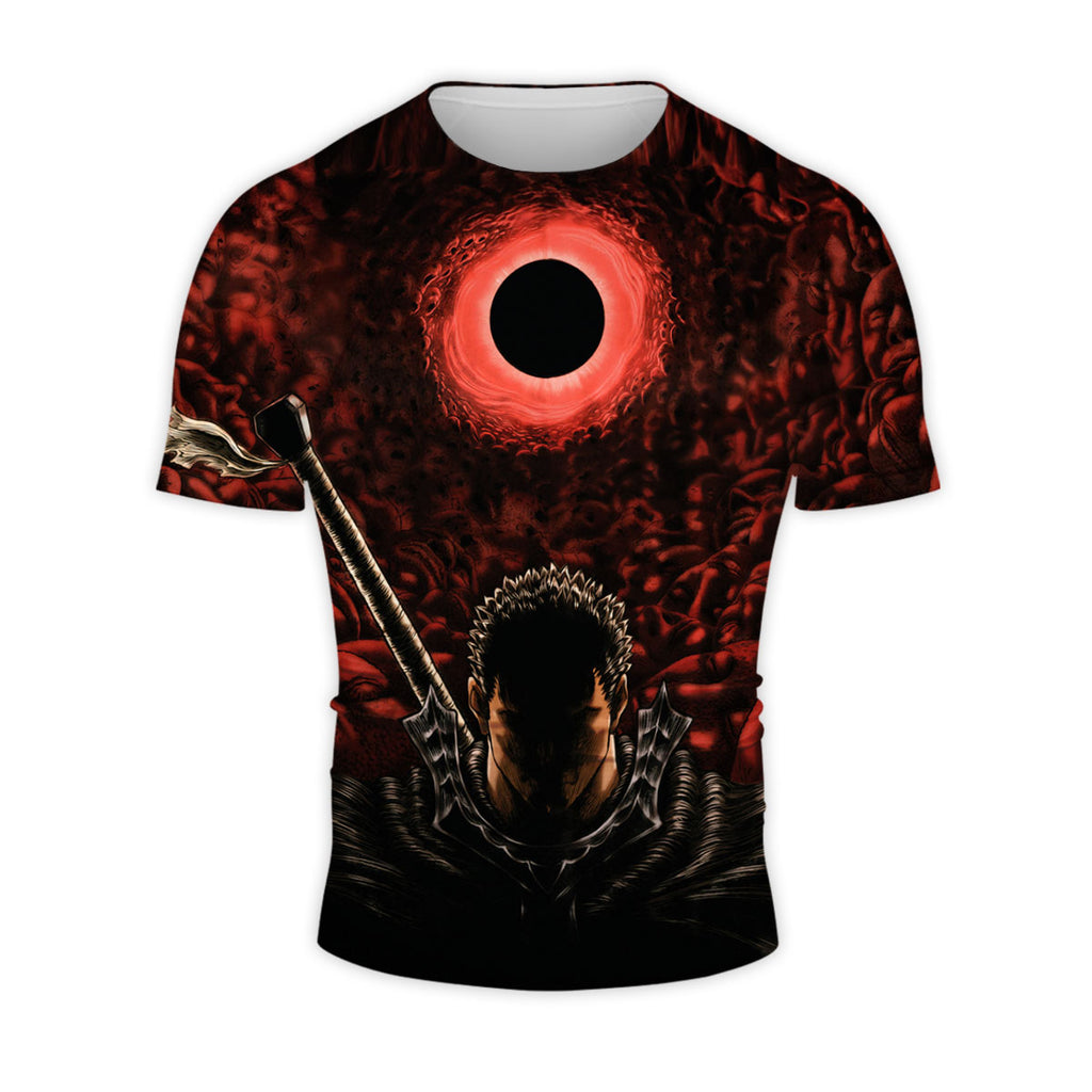Berserk Guts Confronting The Eclipse Anime Apparel