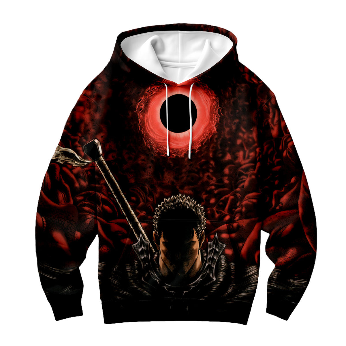 Berserk Guts Confronting The Eclipse Anime Apparel