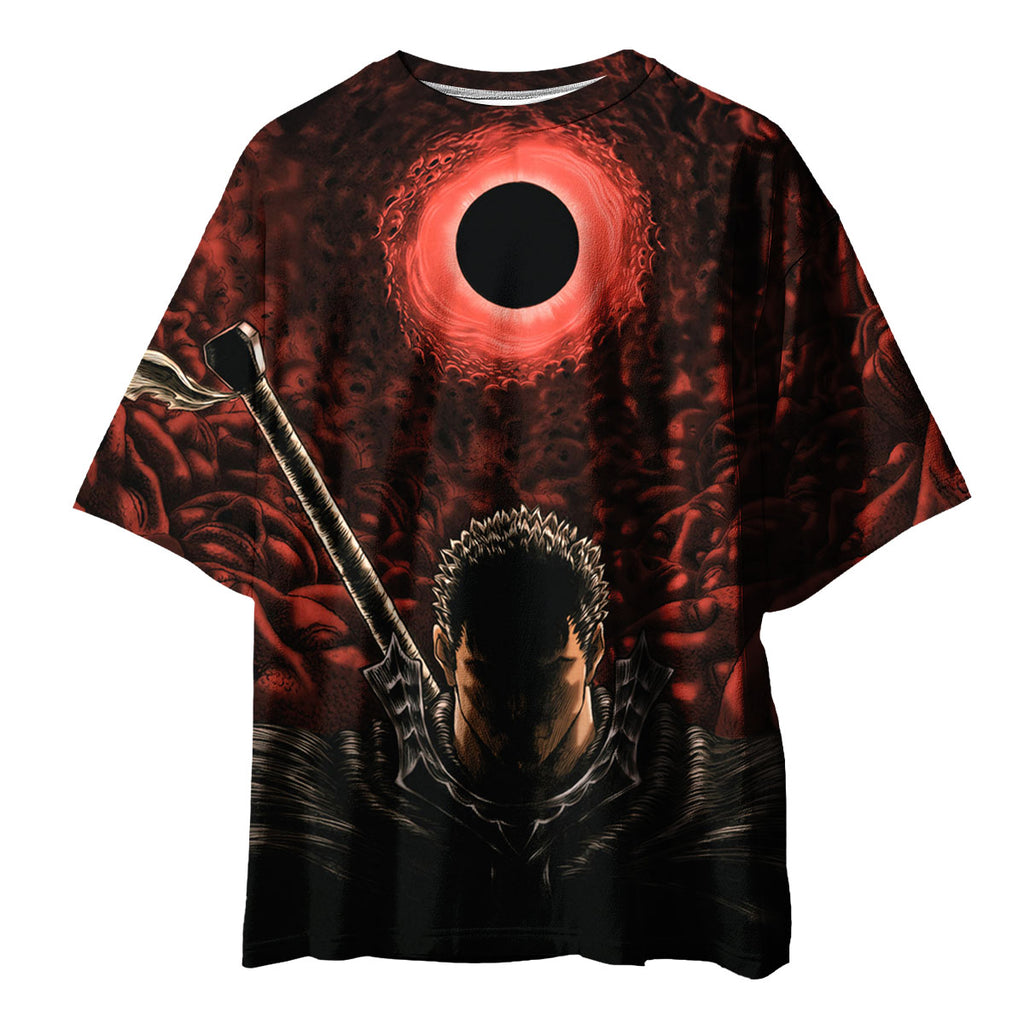 Berserk Guts Confronting The Eclipse Anime Apparel