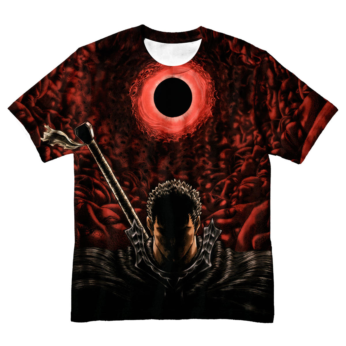Berserk Guts Confronting The Eclipse Anime Apparel