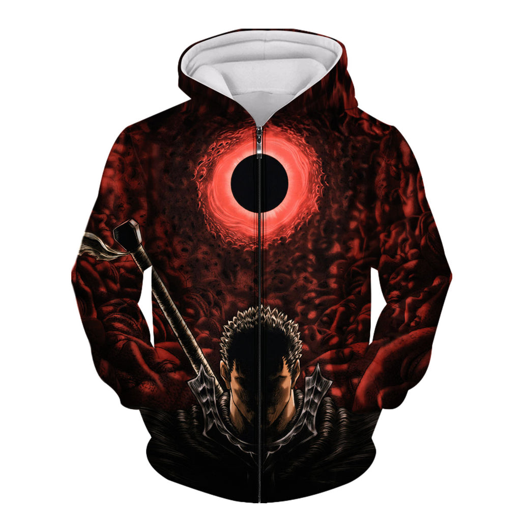 Berserk Guts Confronting The Eclipse Anime Apparel