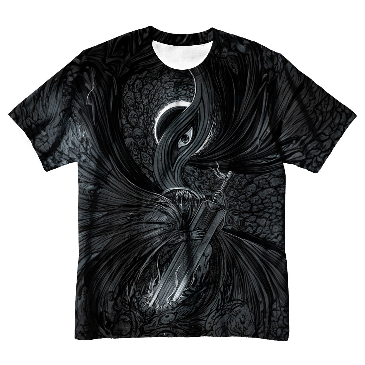 Berserk Guts Dark Aura Battle Anime Apparel