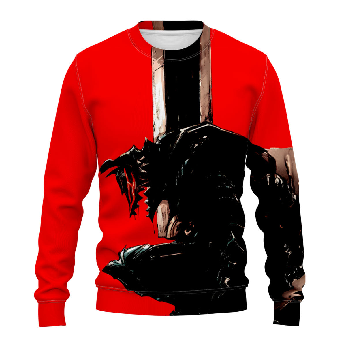 Berserk Guts Dark Swordsman Contemplating Anime Apparel