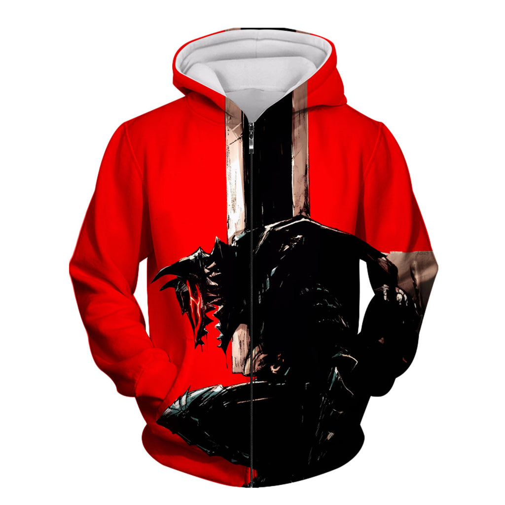 Berserk Guts Dark Swordsman Contemplating Anime Apparel