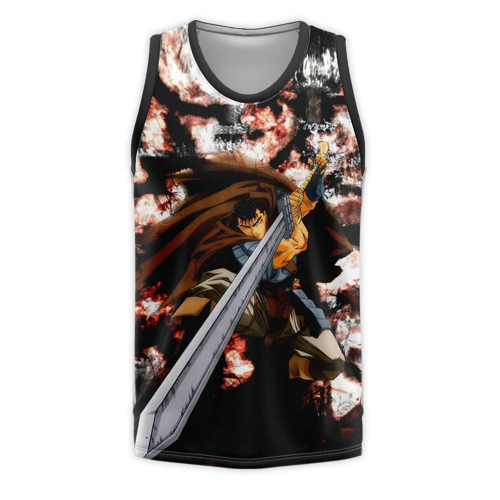 Berserk Guts Defending With Greatsword Anime Apparel
