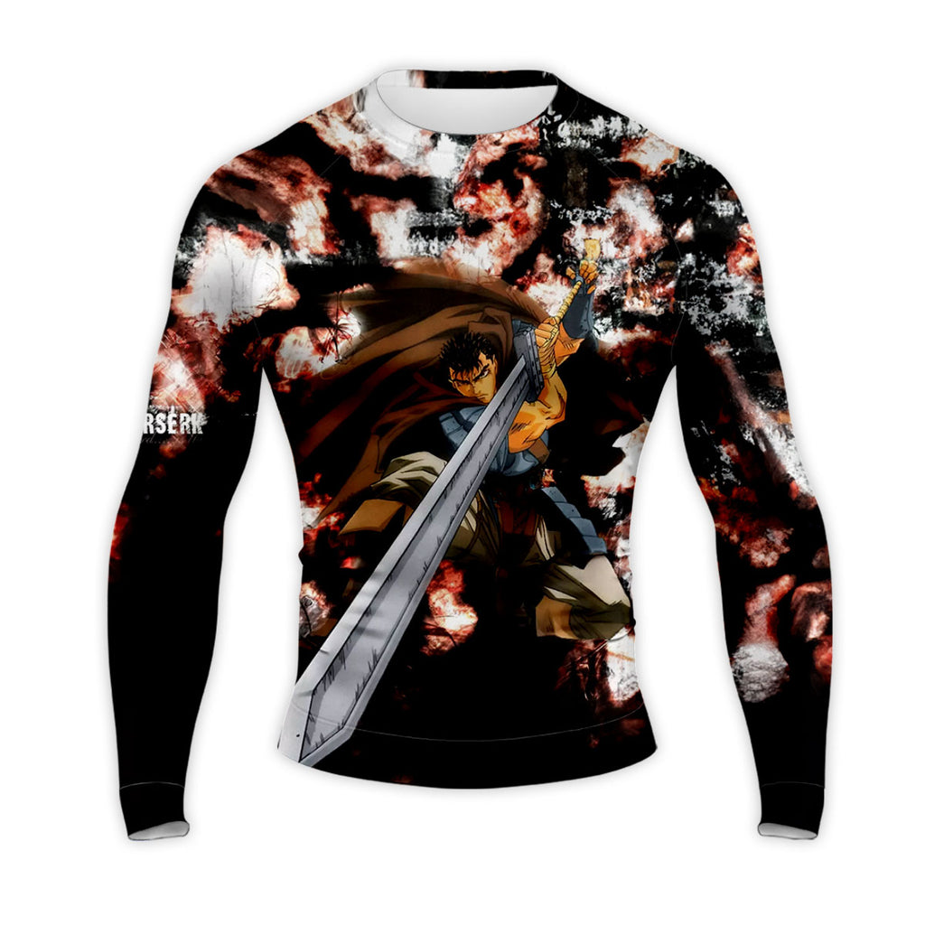 Berserk Guts Defending With Greatsword Anime Apparel