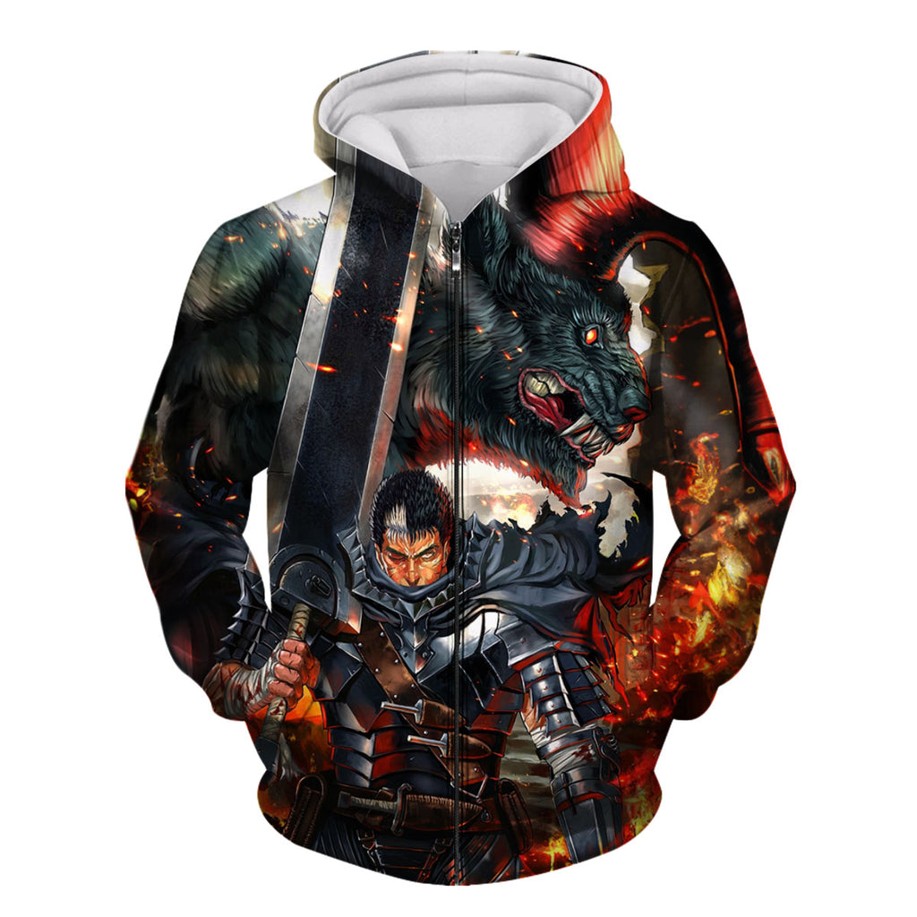 Berserk Guts Demon Beast Anime Apparel