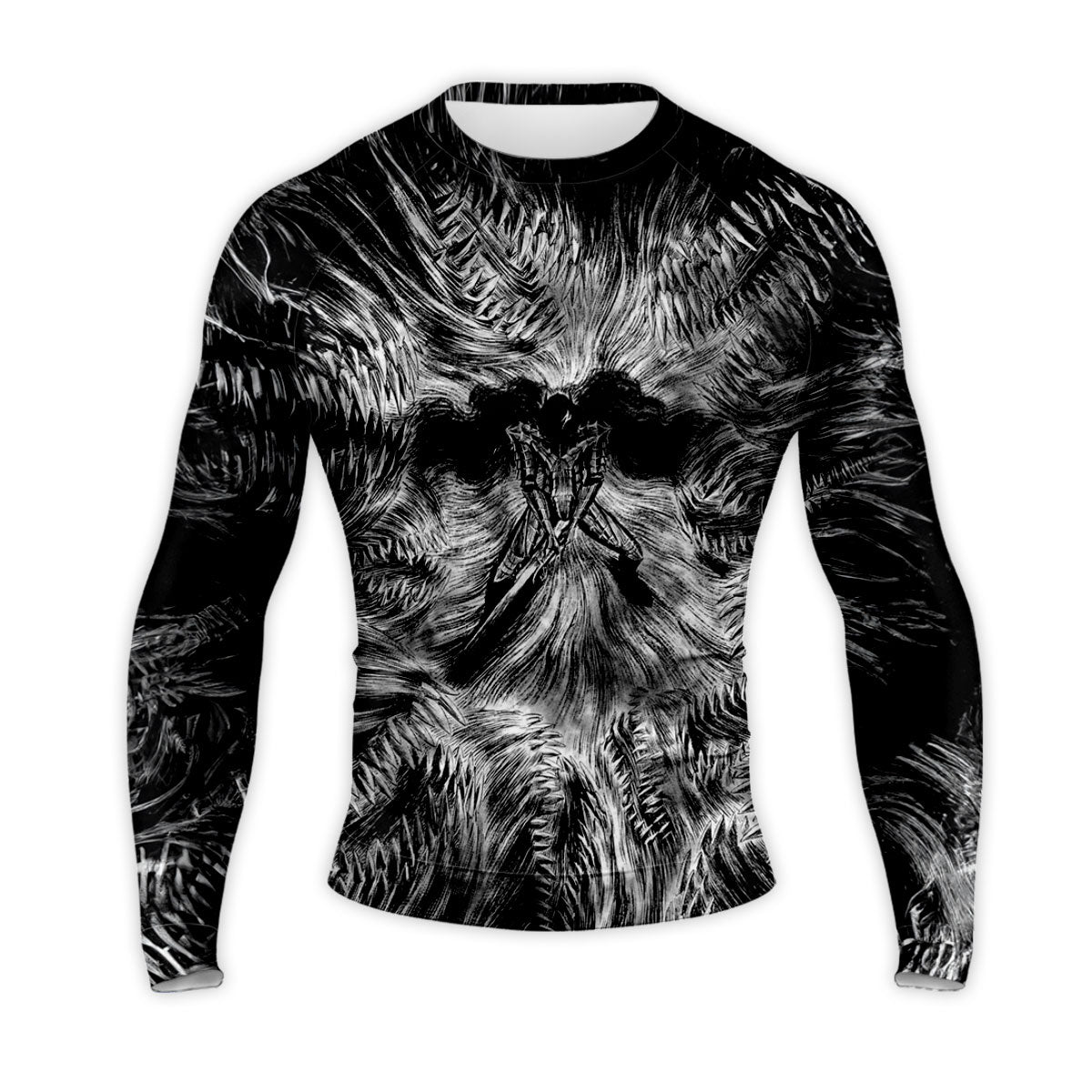 Berserk Guts Engulfed In Darkness Anime Apparel