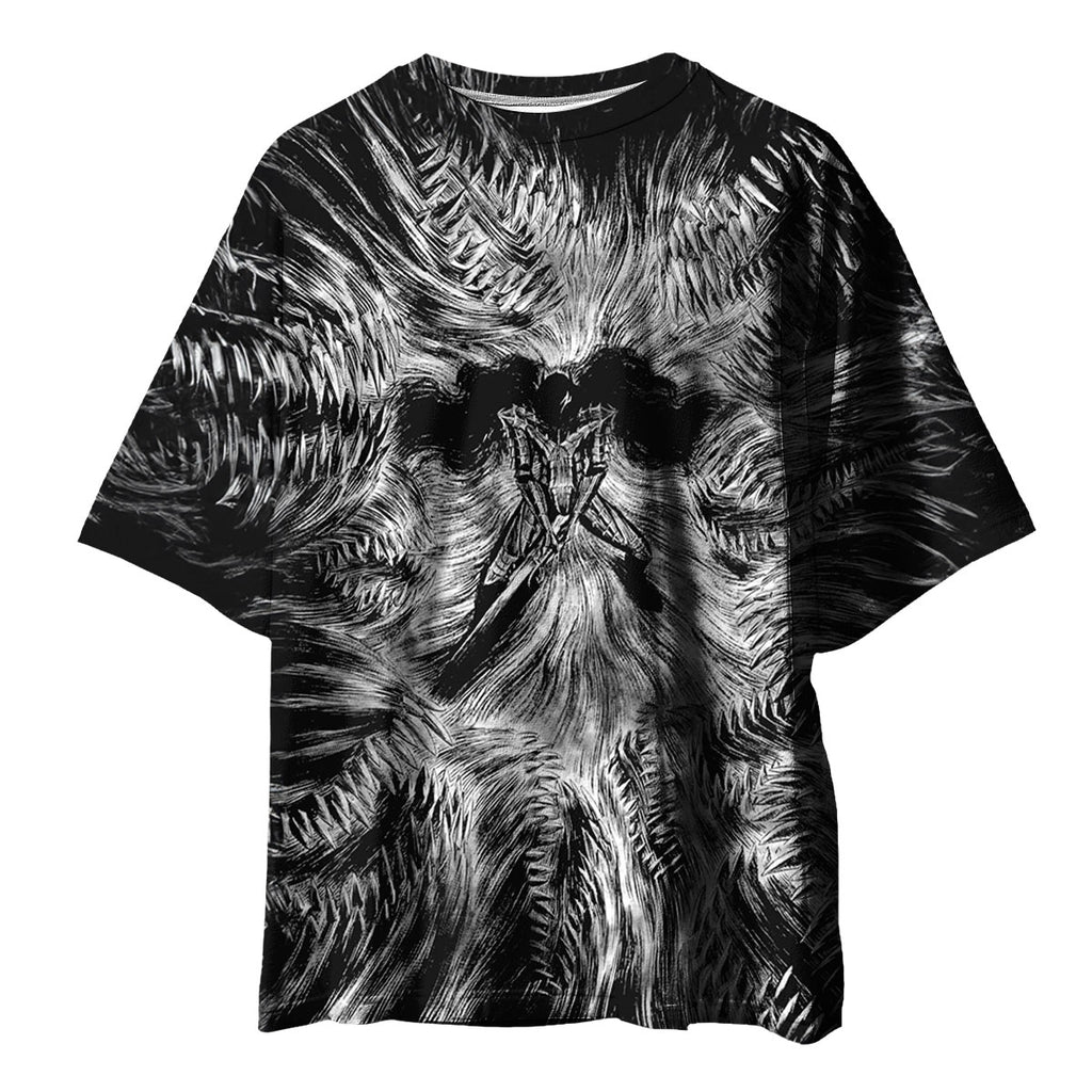 Berserk Guts Engulfed In Darkness Anime Apparel