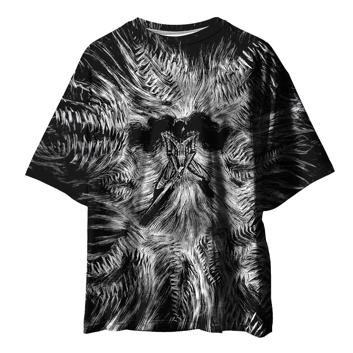 Berserk Guts Engulfed In Darkness Anime Apparel
