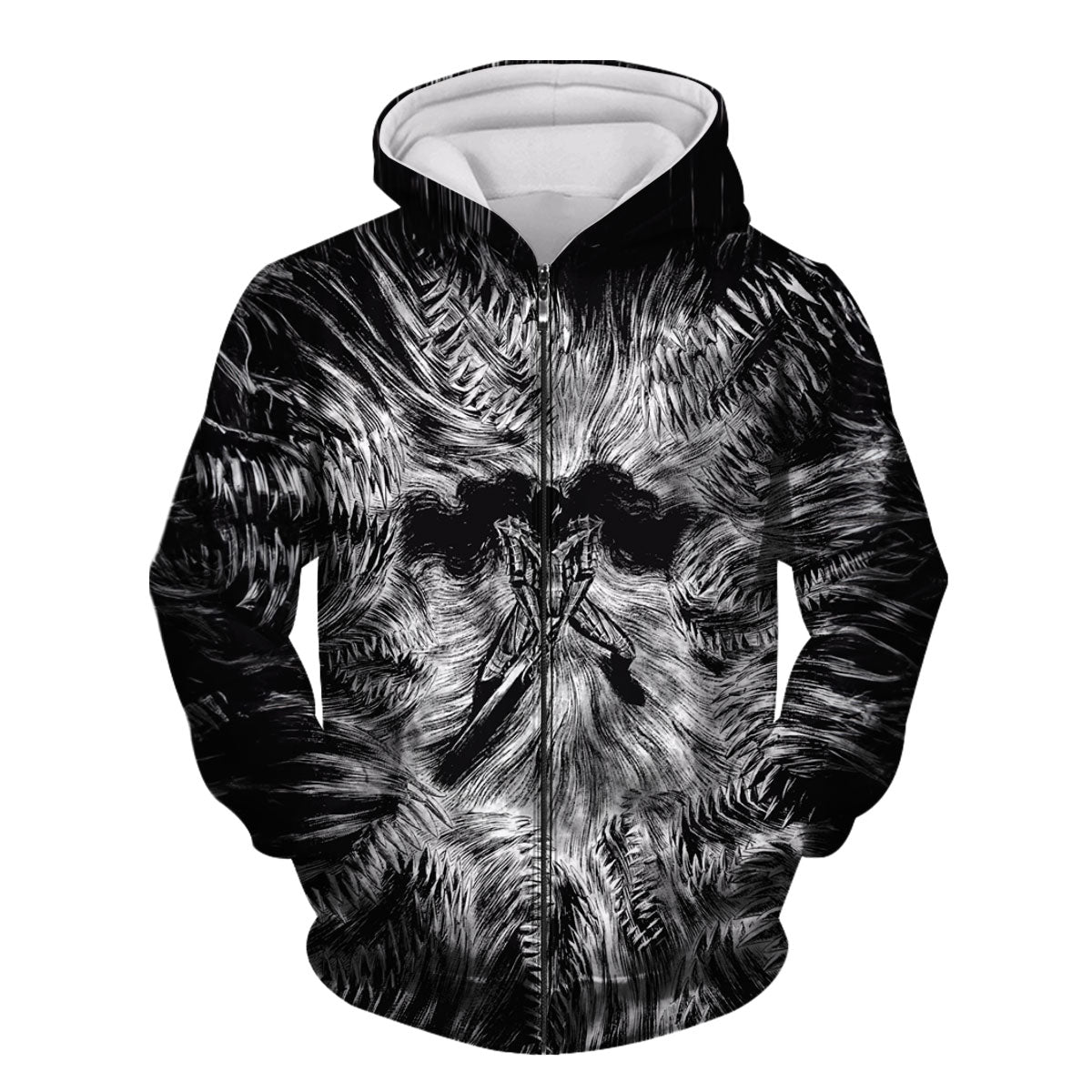 Berserk Guts Engulfed In Darkness Anime Apparel