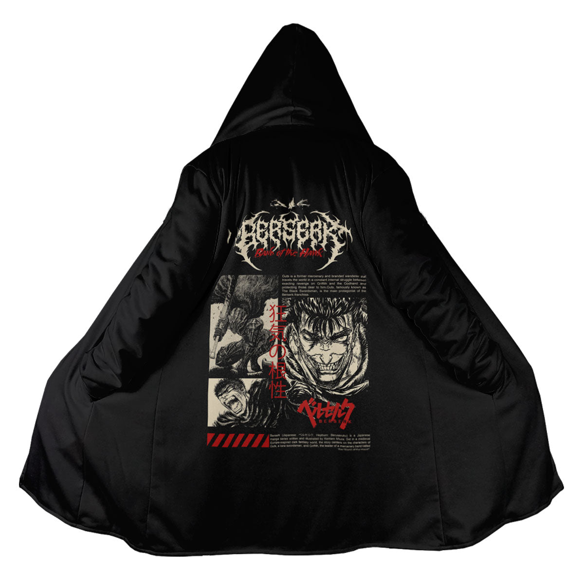 Berserk Guts Fierce Battle Expression Anime Apparel