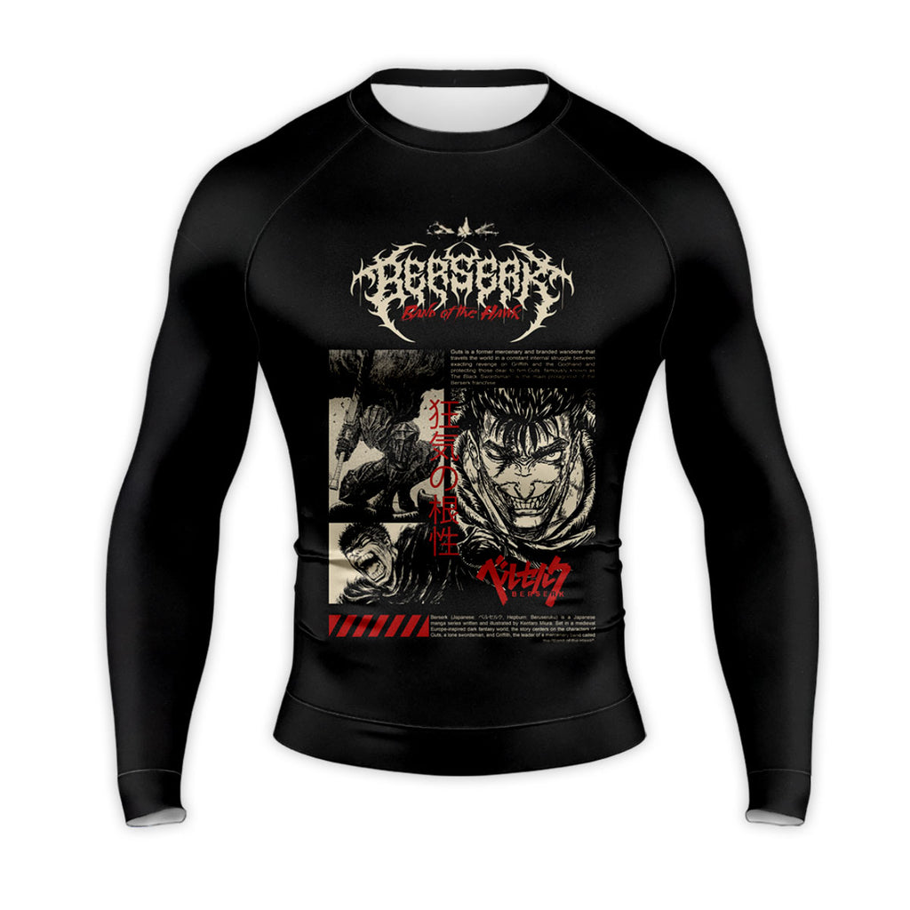 Berserk Guts Fierce Battle Expression Anime Apparel