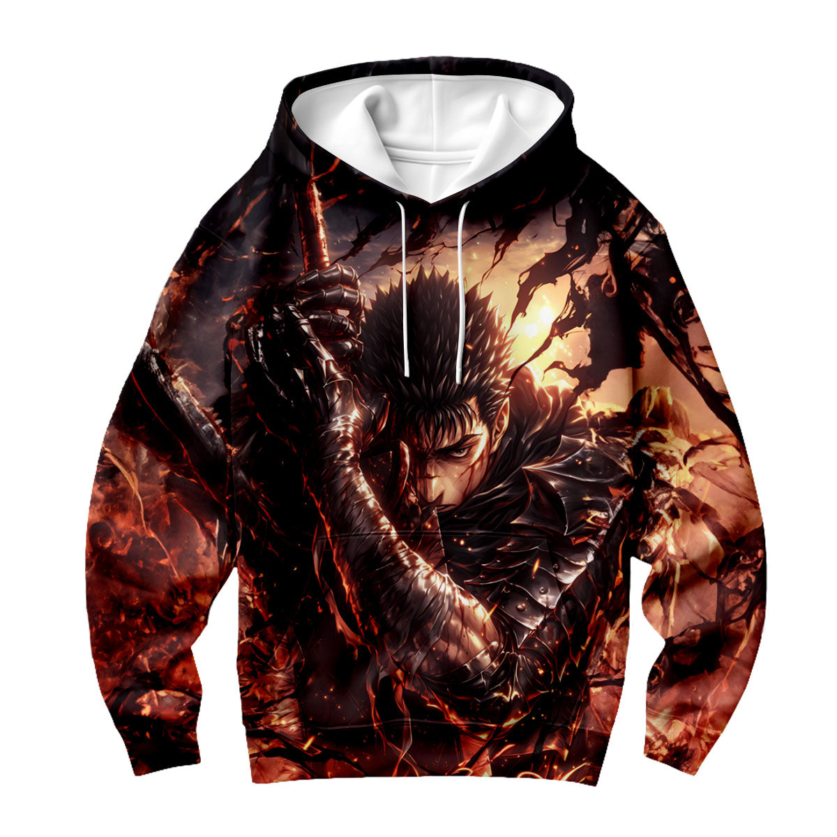 Berserk Guts Fierce Combat Anime Apparel
