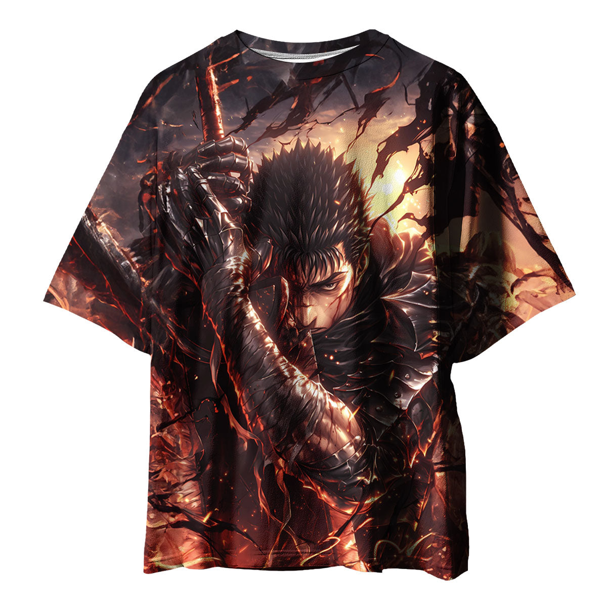 Berserk Guts Fierce Combat Anime Apparel