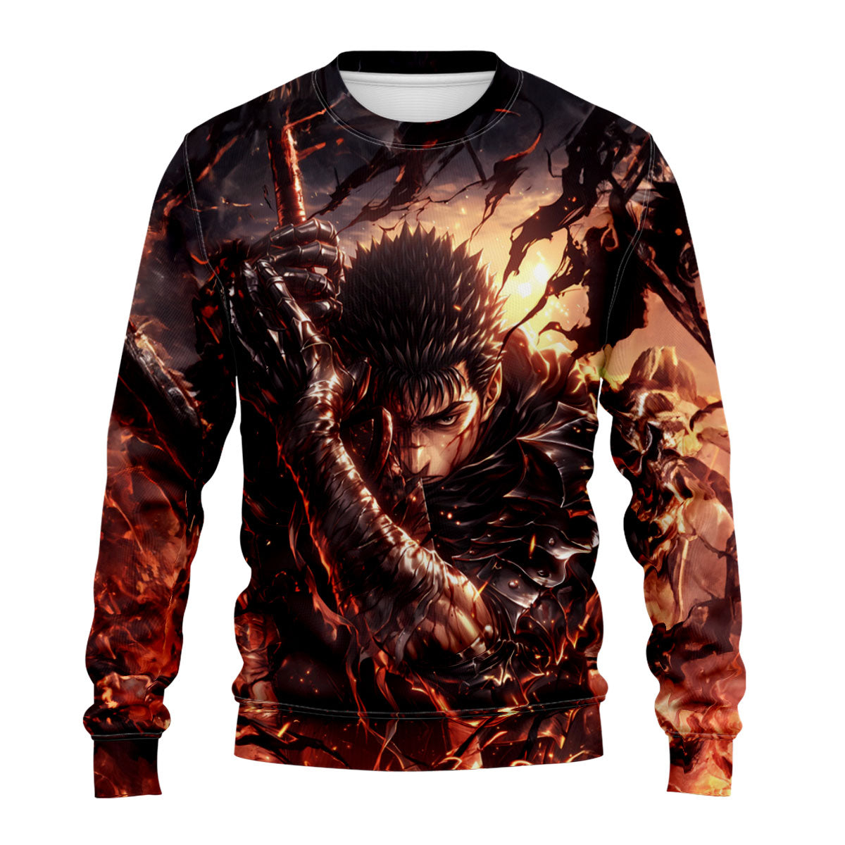 Berserk Guts Fierce Combat Anime Apparel