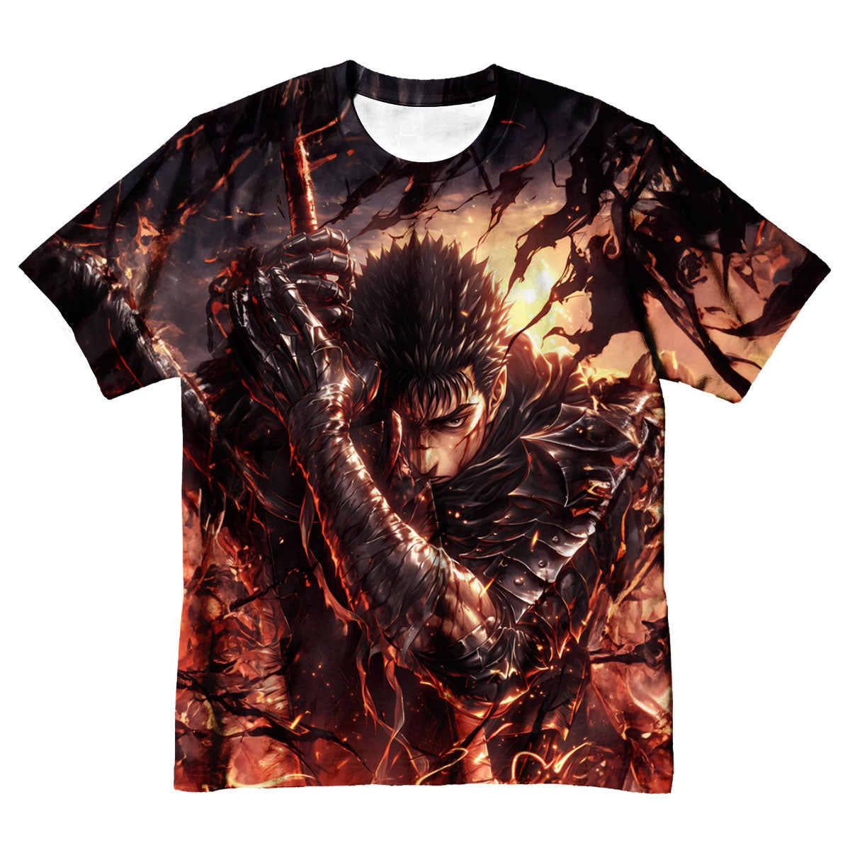 Berserk Guts Fierce Combat Anime Apparel
