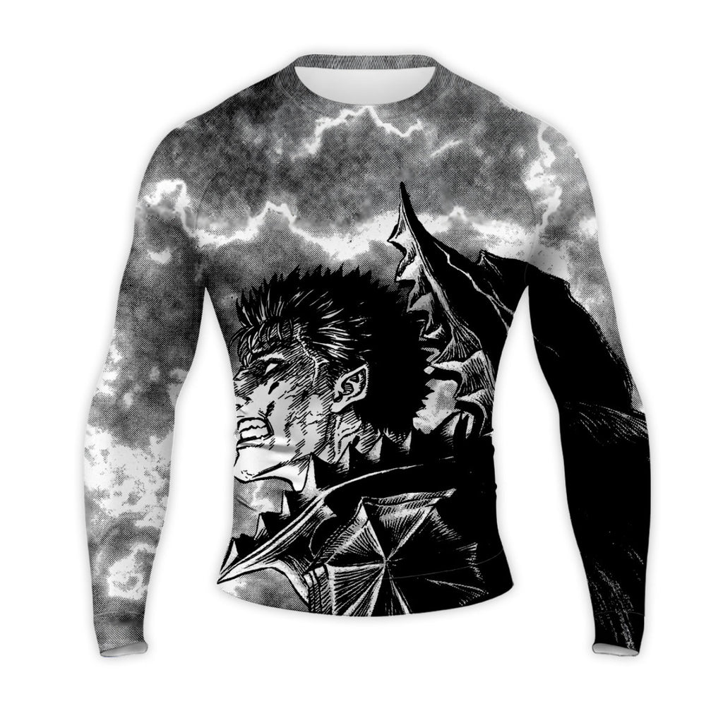 Berserk Guts Fierce Expression Anime Apparel