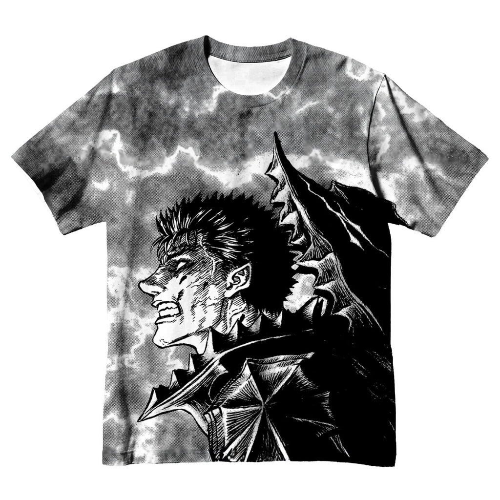 Berserk Guts Fierce Expression Anime Apparel