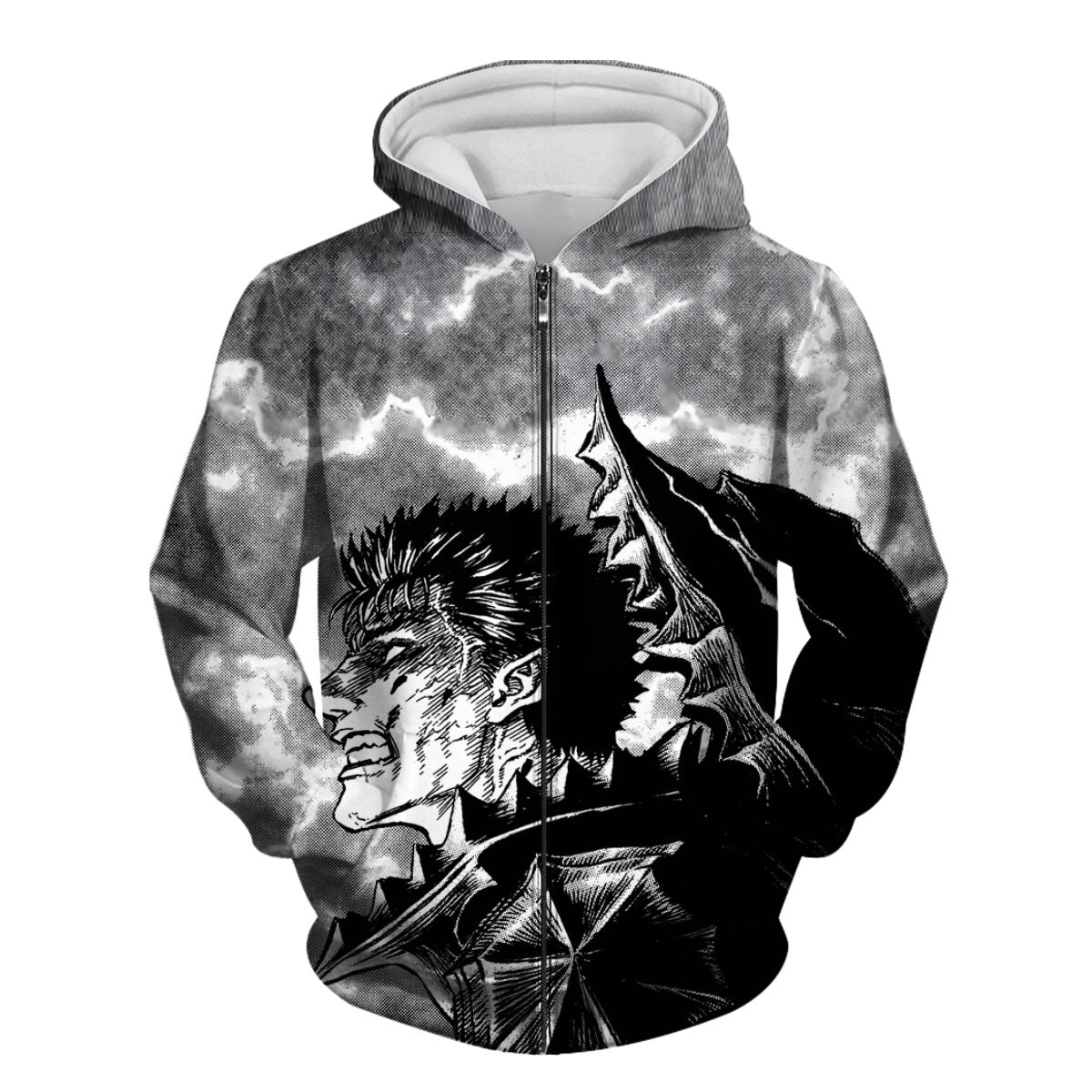Berserk Guts Fierce Expression Anime Apparel