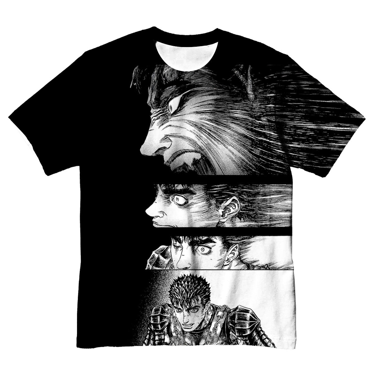 Berserk Guts Fierce Rage Anime Apparel