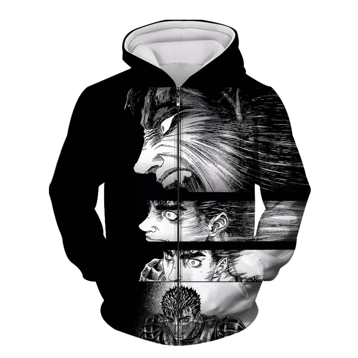 Berserk Guts Fierce Rage Anime Apparel