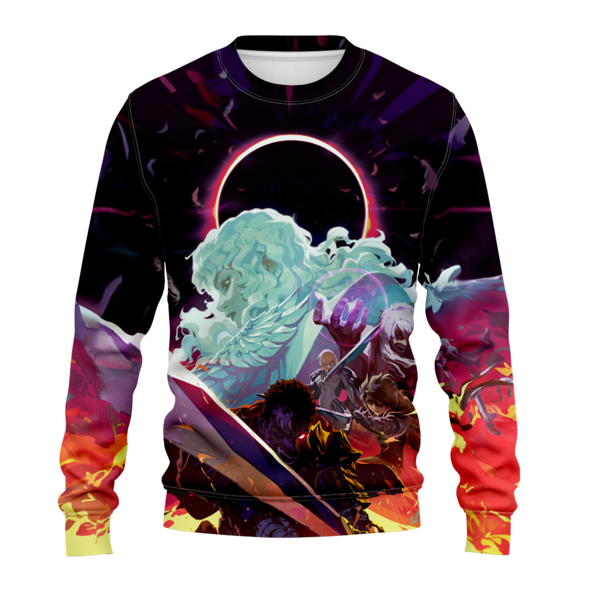 Berserk Guts Fighting Alongside Allies Anime Apparel