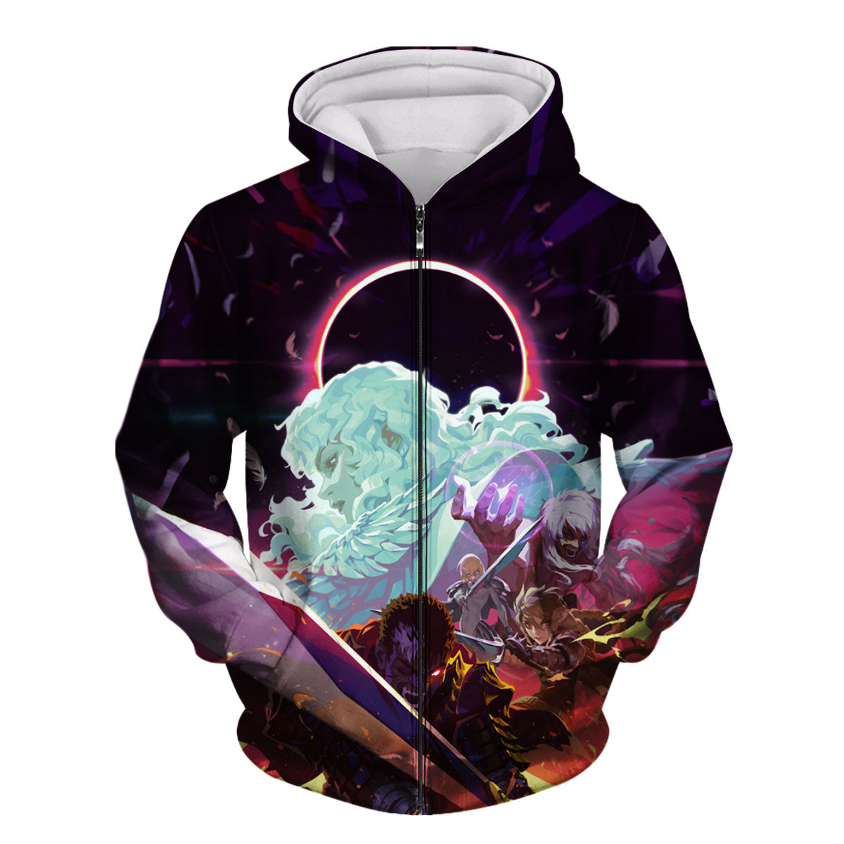 Berserk Guts Fighting Alongside Allies Anime Apparel
