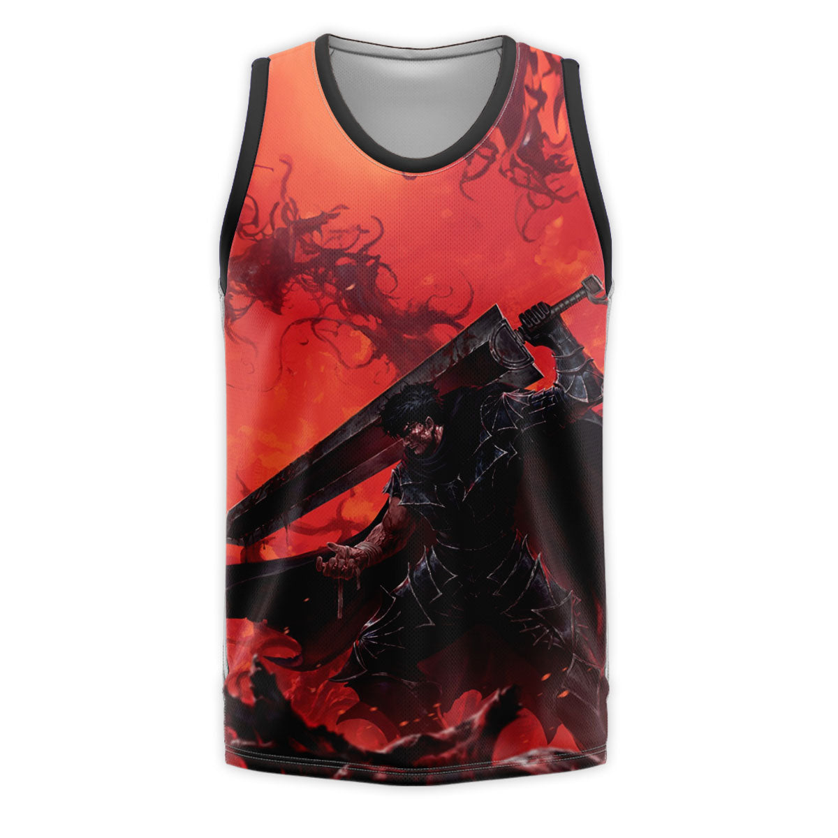 Berserk Guts Fighting Demons Anime Apparel