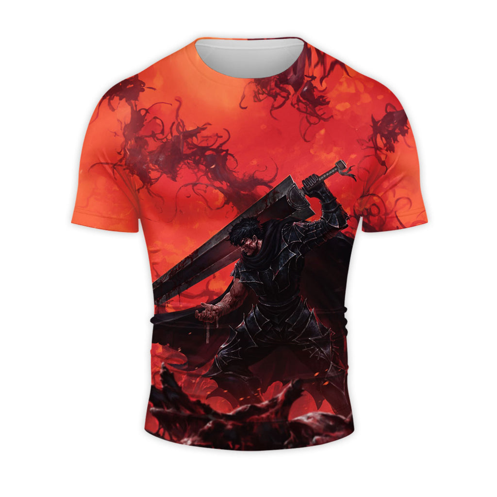 Berserk Guts Fighting Demons Anime Apparel