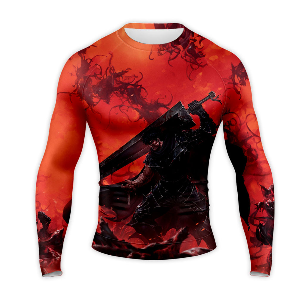 Berserk Guts Fighting Demons Anime Apparel
