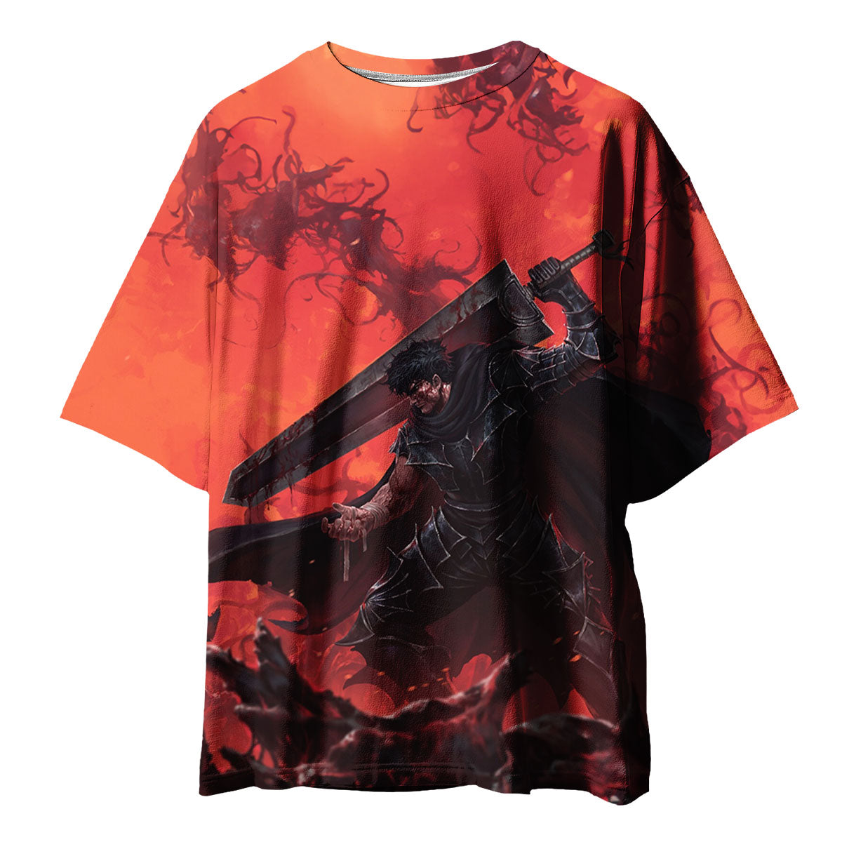 Berserk Guts Fighting Demons Anime Apparel
