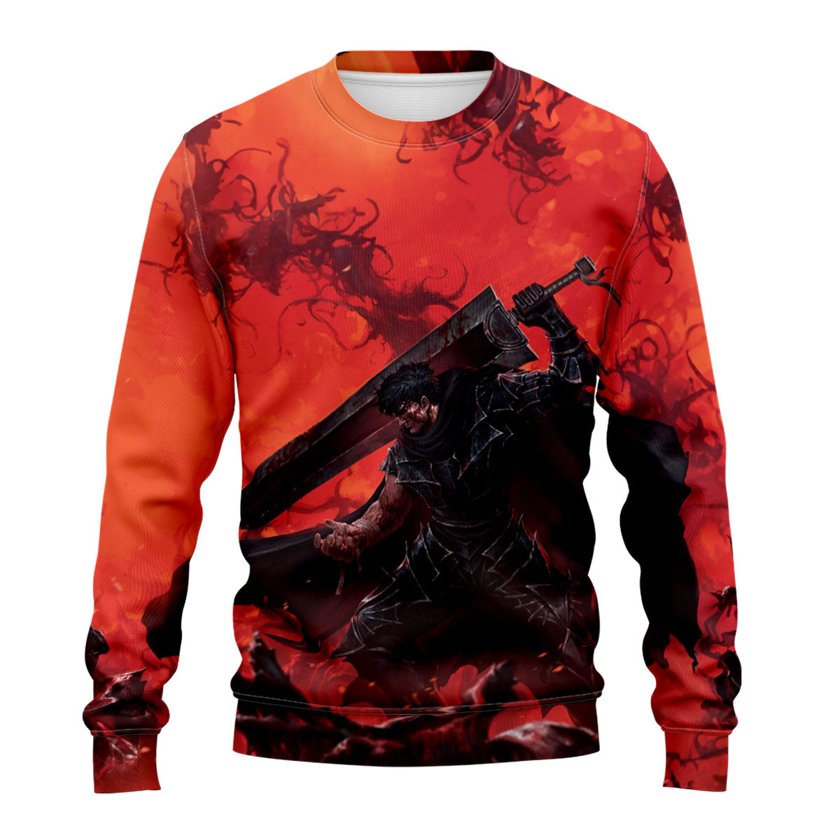 Berserk Guts Fighting Demons Anime Apparel
