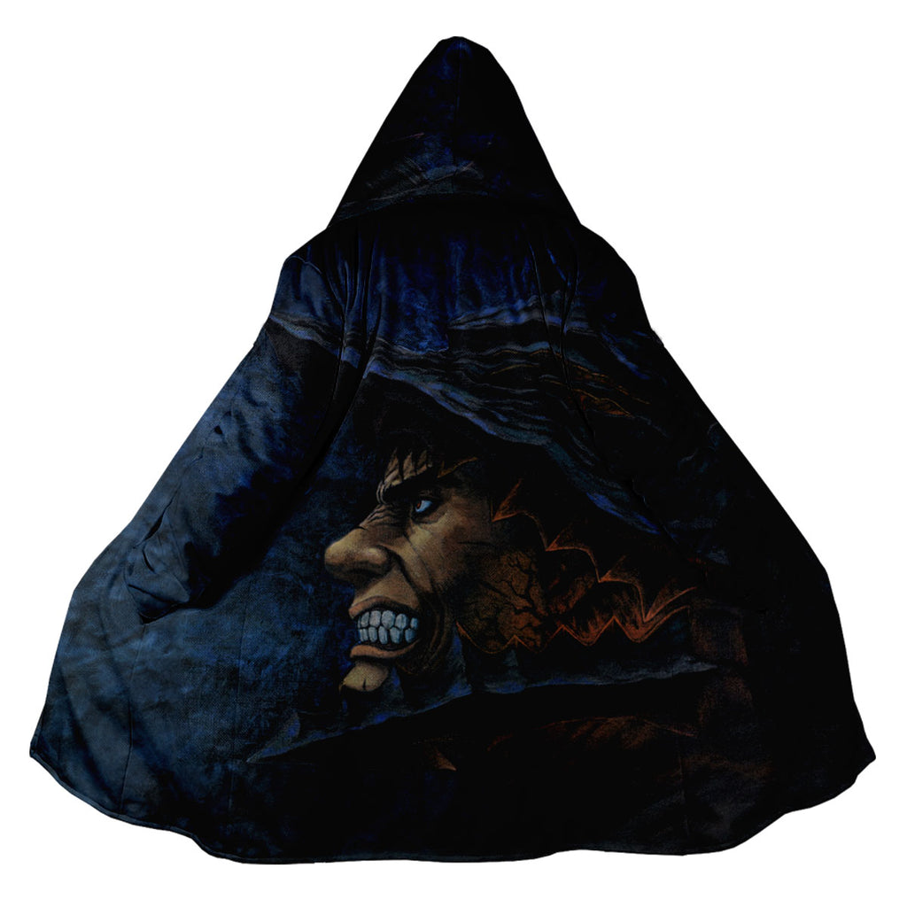 Berserk Guts Glaring In Shadows Anime Apparel