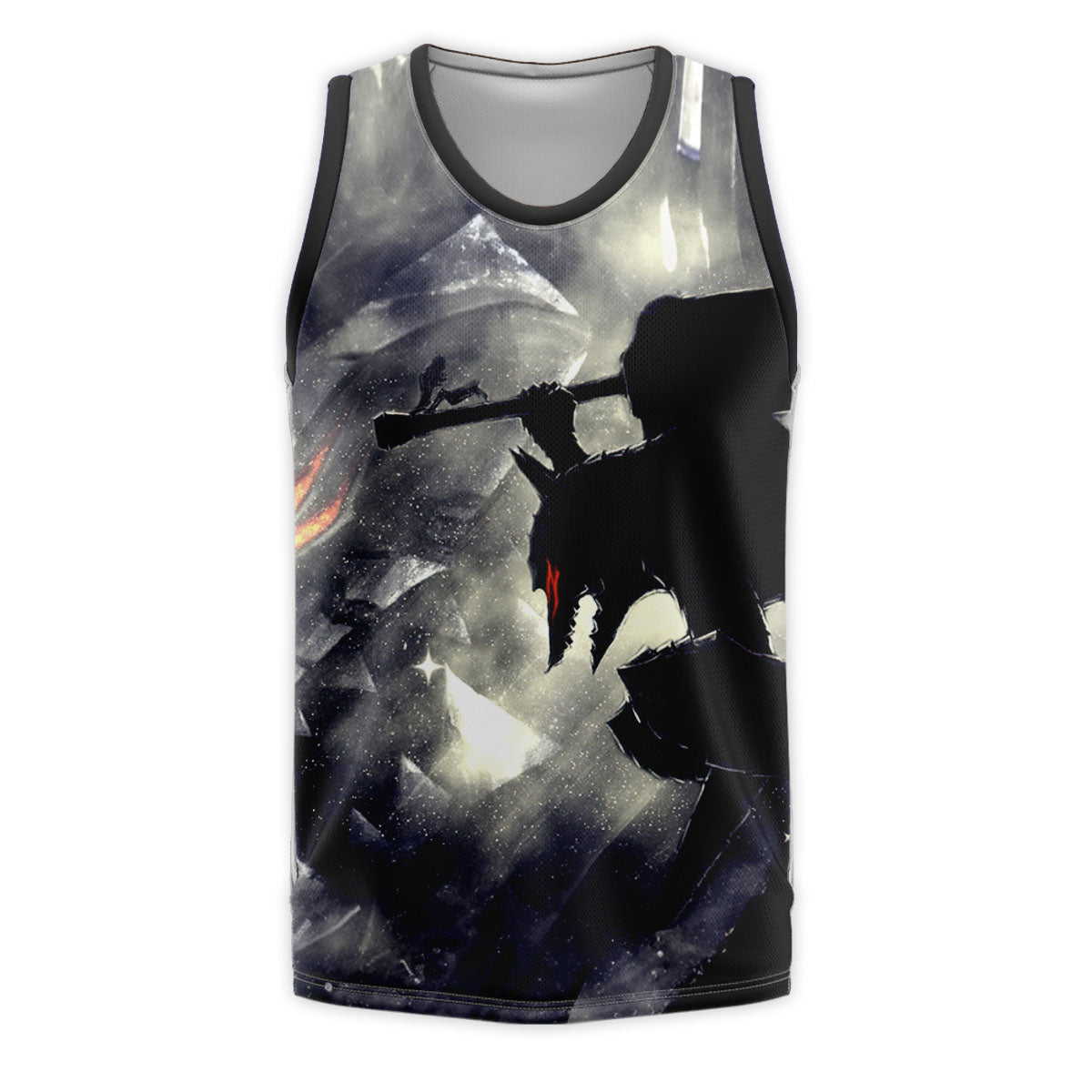 Berserk Guts Greatsword Silhouette Anime Apparel