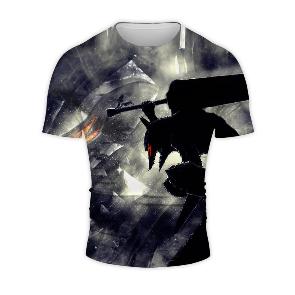 Berserk Guts Greatsword Silhouette Anime Apparel