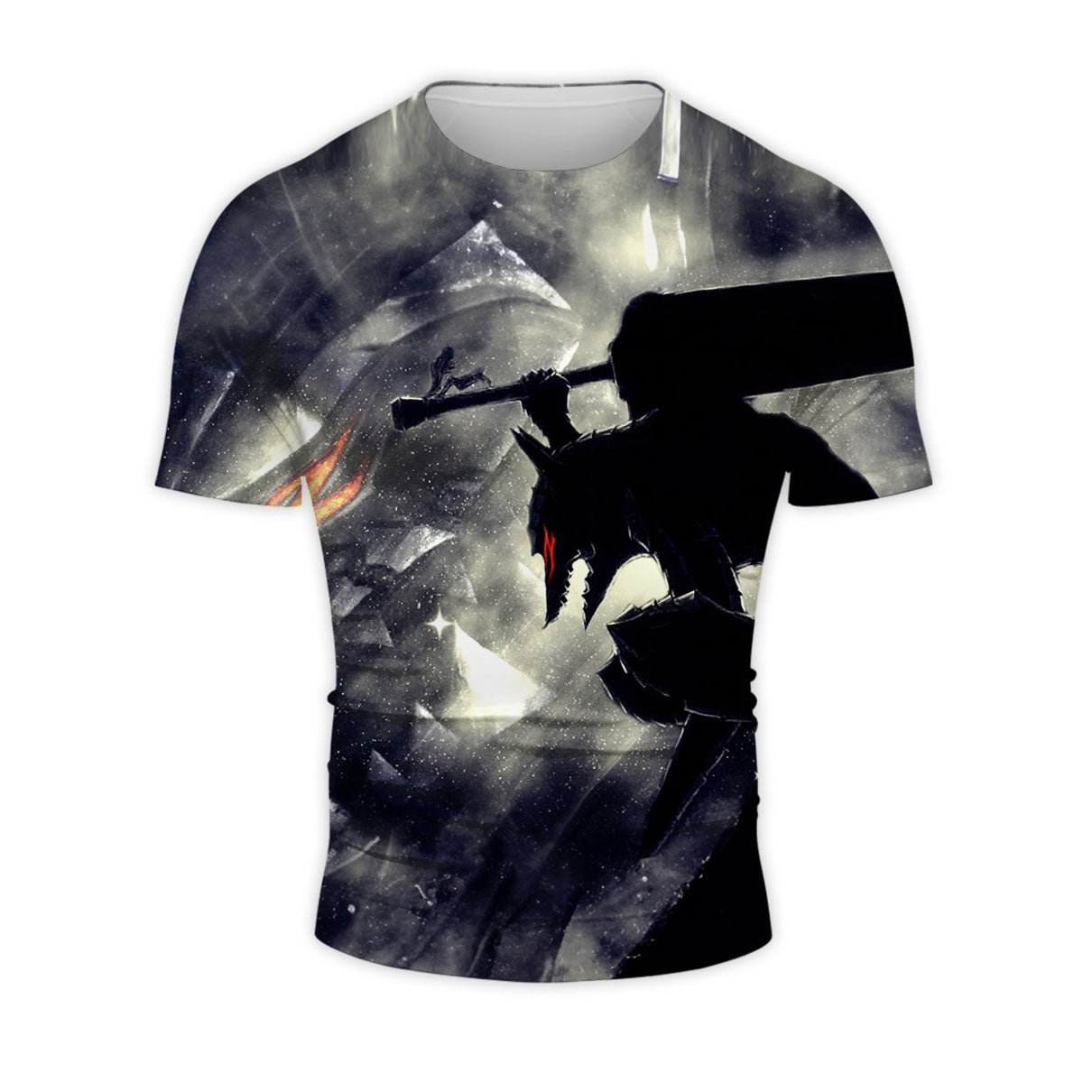 Berserk Guts Greatsword Silhouette Anime Apparel