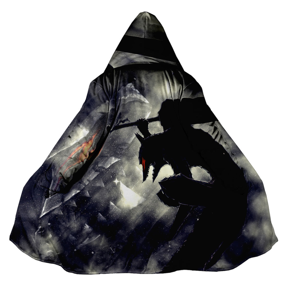 Berserk Guts Greatsword Silhouette Anime Apparel