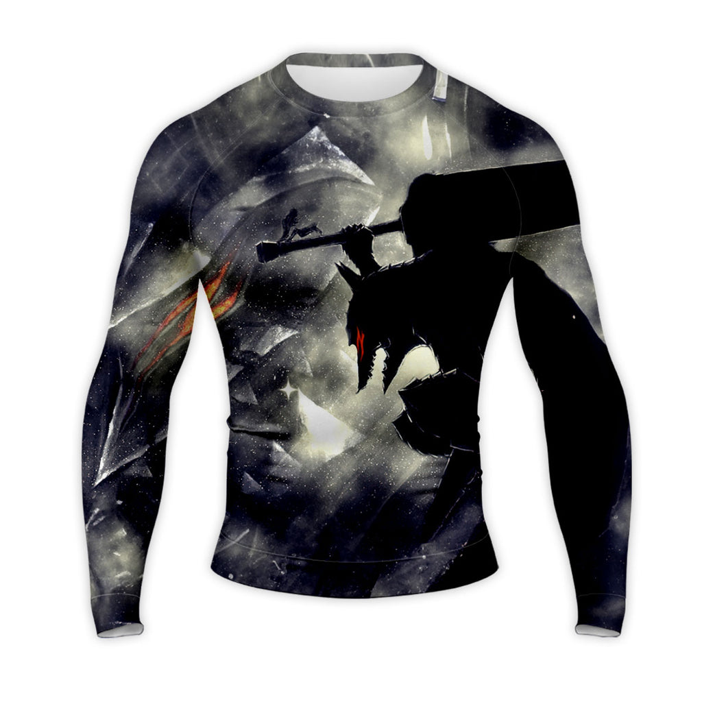 Berserk Guts Greatsword Silhouette Anime Apparel