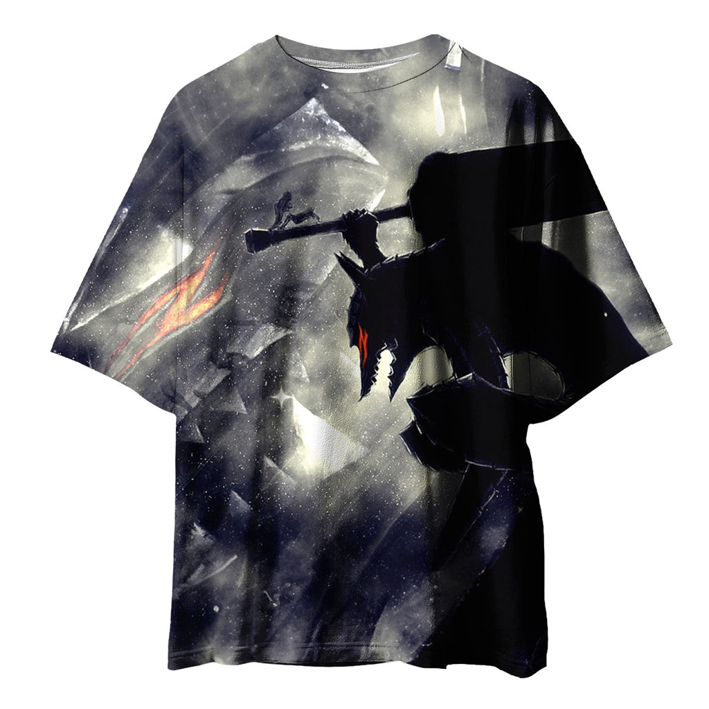Berserk Guts Greatsword Silhouette Anime Apparel