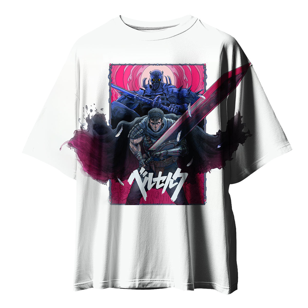 Berserk Guts Greatsword Skull Knight Anime Apparel