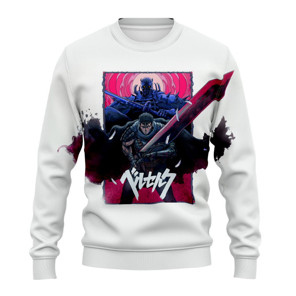 Berserk Guts Greatsword Skull Knight Anime Apparel
