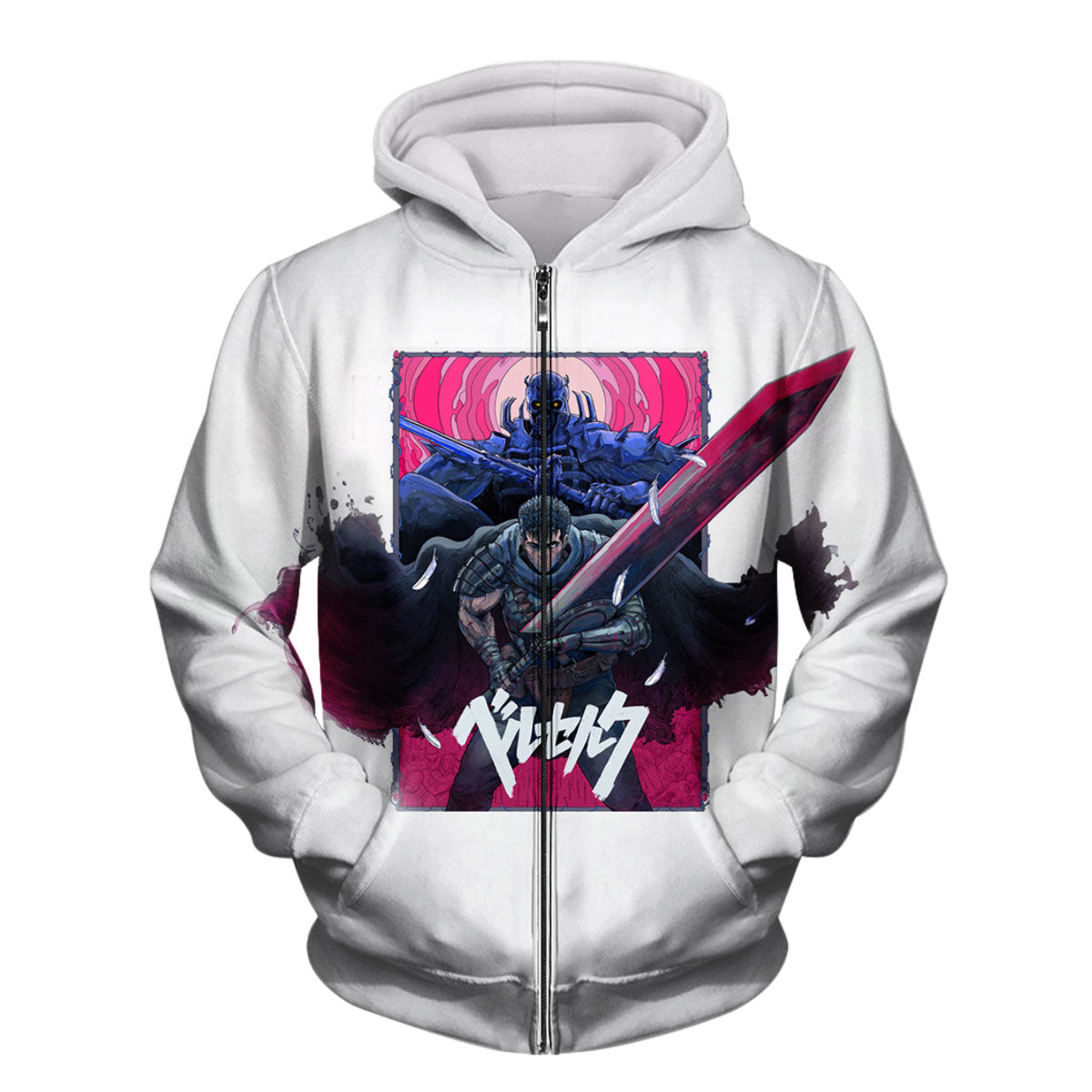 Berserk Guts Greatsword Skull Knight Anime Apparel