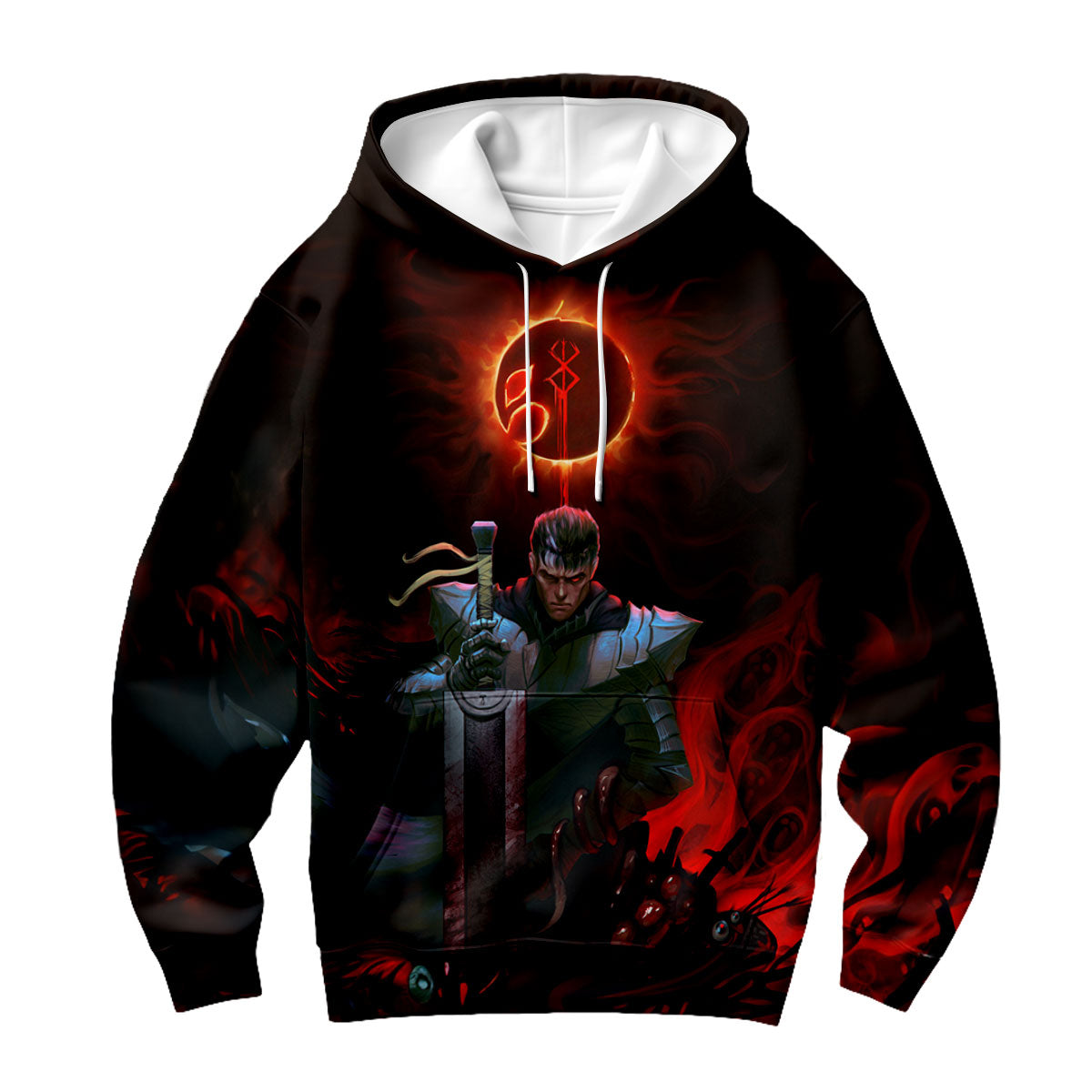 Berserk Guts Greatsword Stern Stance Anime Apparel
