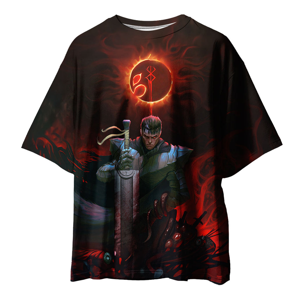 Berserk Guts Greatsword Stern Stance Anime Apparel